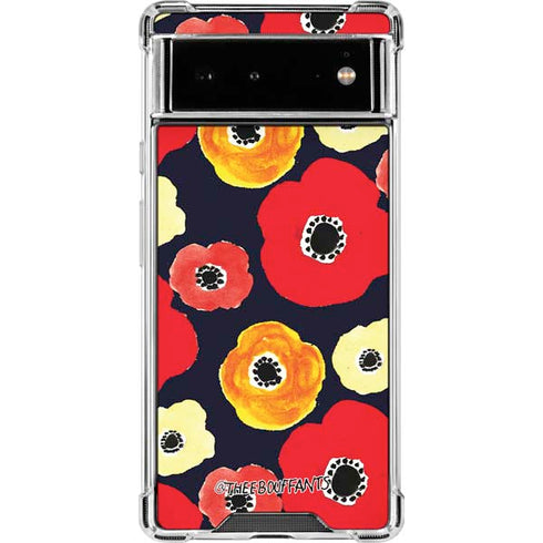 Bouffants and Broken Hearts Anemone Flower Google Pixel 6 Clear Case